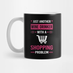 Wine Drinker Shopping Shopper Mug